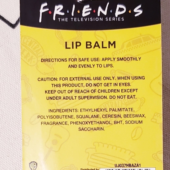 F.R.I.E.N.D.S LIP BALM ICED COFFEE FLAVORED - Picture 3 of 3